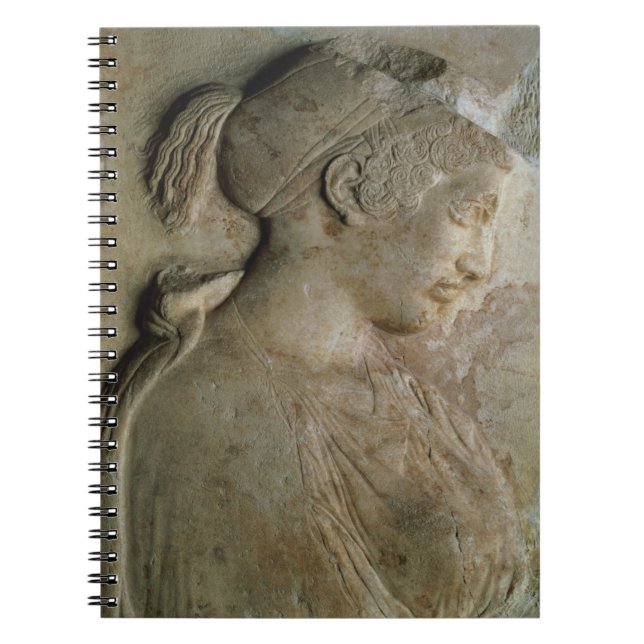 Detail from the stela of Philis, from Thasos, c.5t Notebook (Front)