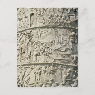 Detail from Trajan's Column Postcard