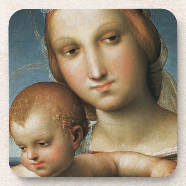 Detail from <Virgin and Child> Attributed to Rapha Coaster (Front)