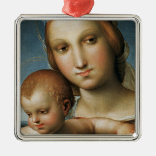 Detail from <Virgin and Child> Attributed to Rapha Metal Tree Decoration