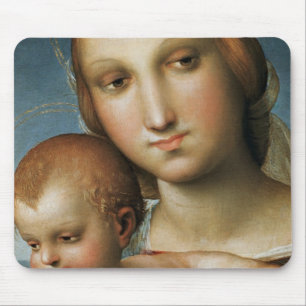 Detail from <Virgin and Child> Attributed to Rapha Mouse Pad
