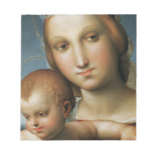 Detail from <Virgin and Child> Attributed to Rapha Notepad