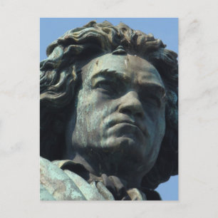 Detail (Head) Large Beethoven Statue Postcard