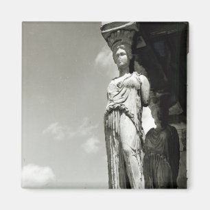 Detail of a caryatid from the Erechtheion Magnet