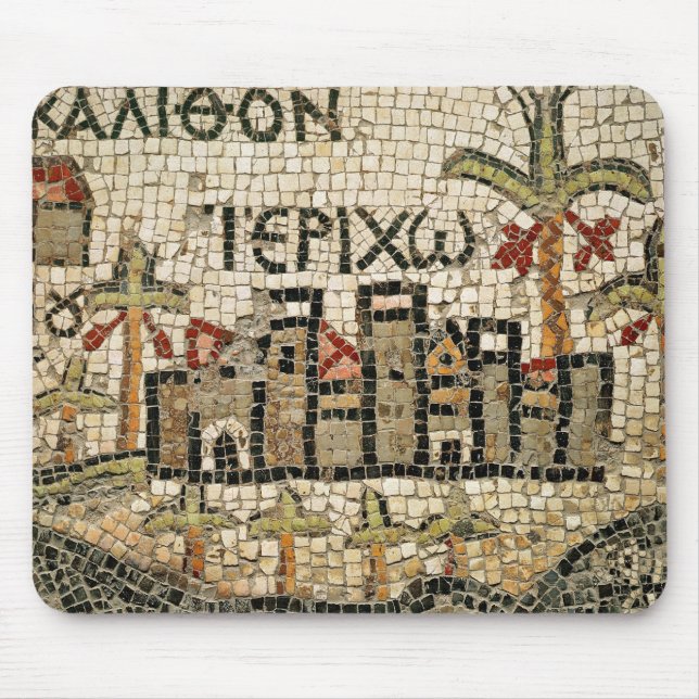 Detail of a map of Jericho Mouse Pad (Front)