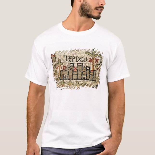 Detail of a map of Jericho T-Shirt (Front)