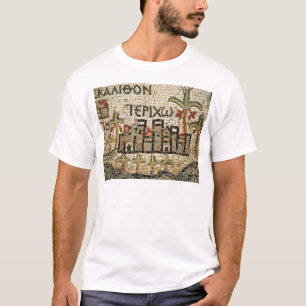 Detail of a map of Jericho T-Shirt