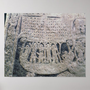 Detail of a picture stone poster