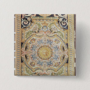 Detail of a Savonnerie carpet made for the 15 Cm Square Badge