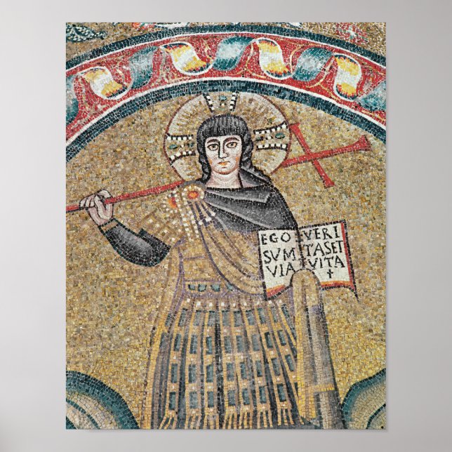 Detail of a Warrior Christ Poster (Front)