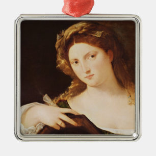 Detail of Allegory of Vanity Metal Ornament