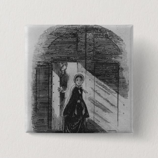 Detail of Amy Dorrit 15 Cm Square Badge (Front)