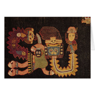 Detail of Burial cloth, Paracas Tribe