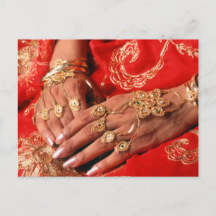 Detail Of Elaborate Jewelry Postcard