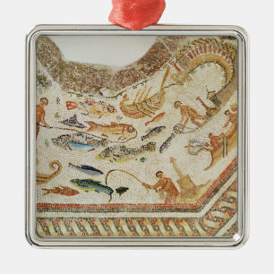 Detail of Fish, from Vega Baja Metal Tree Decoration