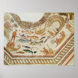 Detail of Fish, from Vega Baja Poster