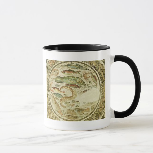 Detail of fish, The Four Seasons, from Vega Baja Mug (Right)