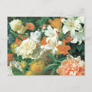 Detail of Flowers in a Terra Cotta Vase Postcard