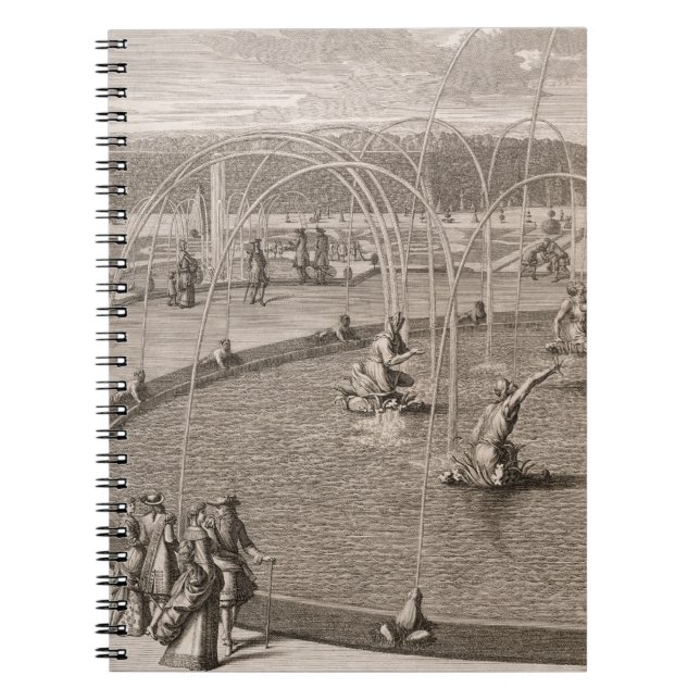 Detail of Fountain of Diana and Apollo at Versaill Notebook (Front)