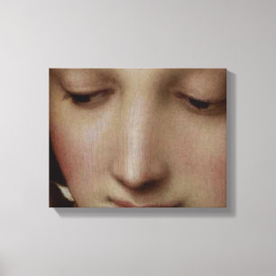 Detail of Madonna of the Meadow Canvas Print