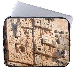 Detail Of Magician Pyramid, Yucatan, Mexico Laptop Sleeve