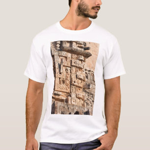 Detail Of Magician Pyramid, Yucatan, Mexico T-Shirt