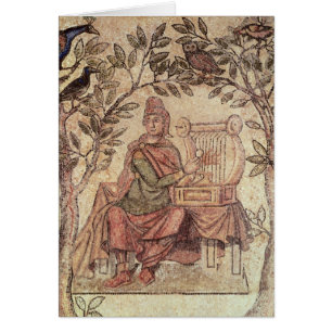 Detail of Orpheus charming the animals