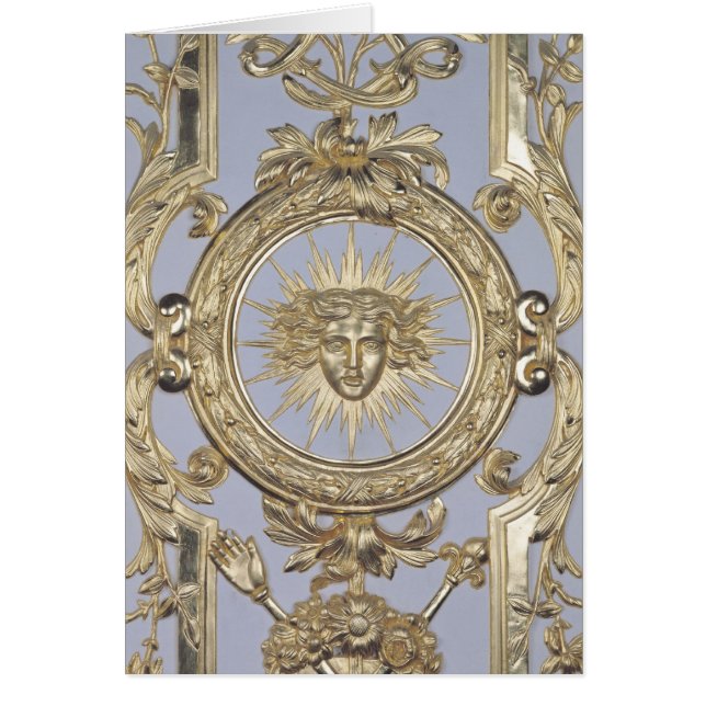 Detail of panelling depicting (Front)