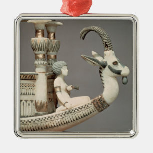 Detail of prow of a boat with head of Syrian Metal Ornament