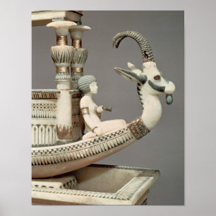Detail of prow of a boat with head of Syrian Poster