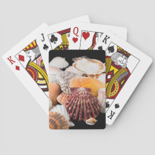 Detail Of Seashells From Around The World 2 Playing Cards
