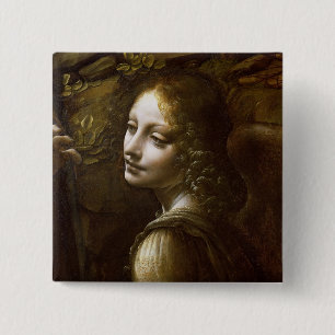 Detail of the Angel 15 Cm Square Badge