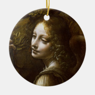 Detail of the Angel Ceramic Ornament