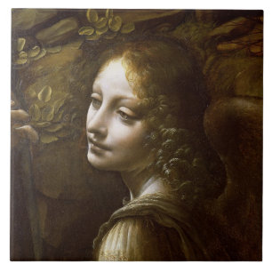 Detail of the Angel Ceramic Tile