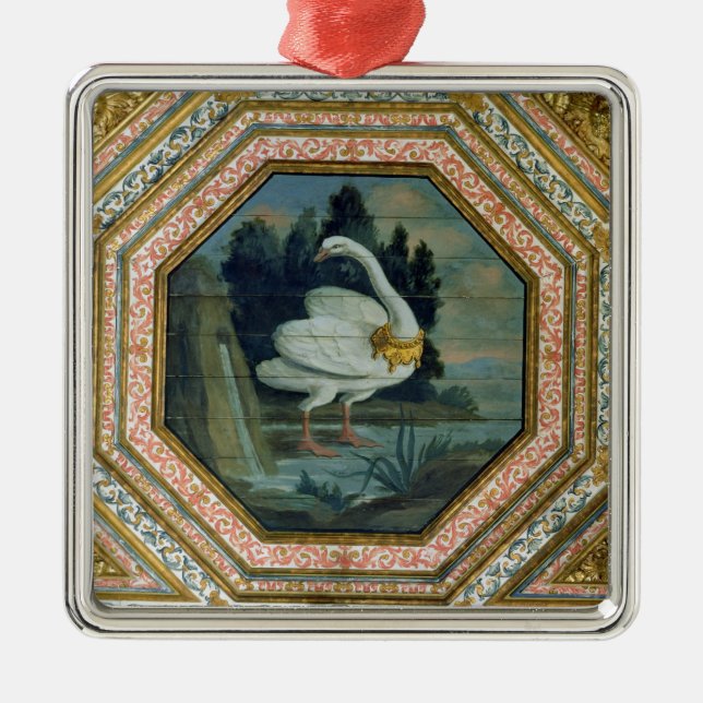 Detail of the ceiling decoration in the Salon (Front)