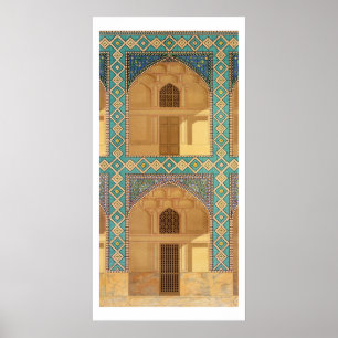 Detail of the Courtyard Arcades in the Medrese-i-S Poster