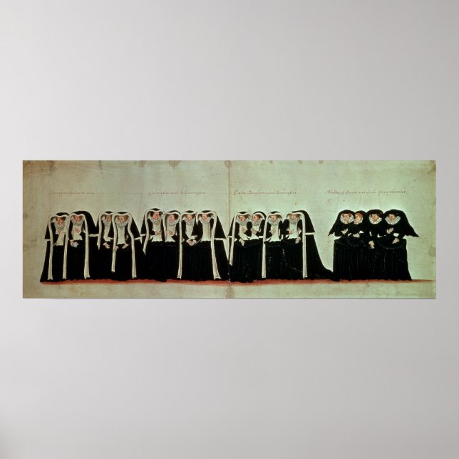 Detail of the Funeral Procession Poster (Front)