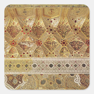 Detail of the Gallery of Mirrors Square Sticker