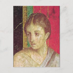 Detail of the head of the Seated Mother Postcard