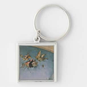 Detail of the left-hand panel key ring