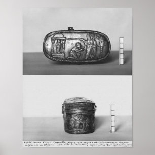 Detail of the lid of a pyxide poster