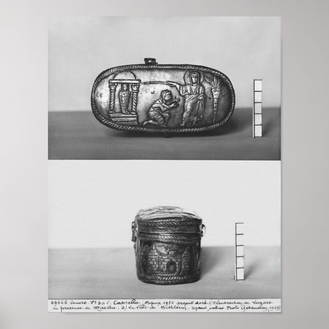 Detail of the lid of a pyxide poster (Front)