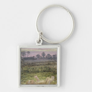 Detail of The Morning , c.1808-09 Key Ring