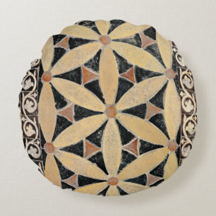 Detail of the pavement round cushion