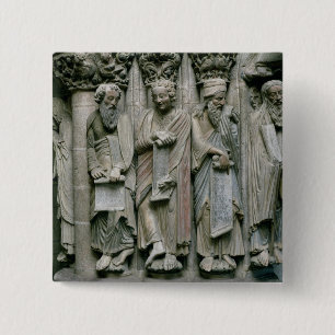 Detail of the Portico 15 Cm Square Badge