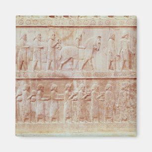 Detail of the relief frieze on the East Magnet