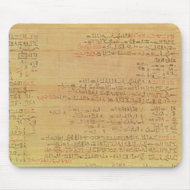Detail of the Rhind Mathematical Papyrus Mouse Pad (Front)