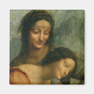 Detail of the Virgin and St. Anne from The Virgin Magnet