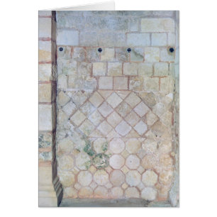 Detail of the wall of the Crypt of St. Paul