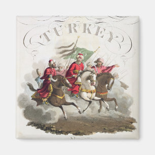 Detail of title page, from 'Costumes of the Variou Magnet